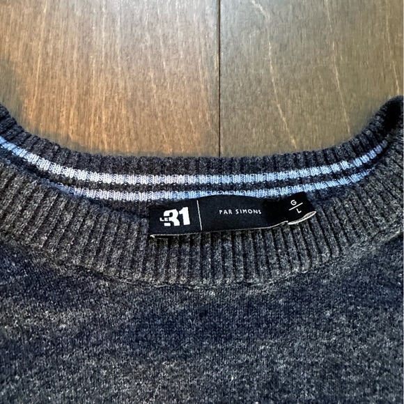Navy Knit Sweater - Picture 2 of 2